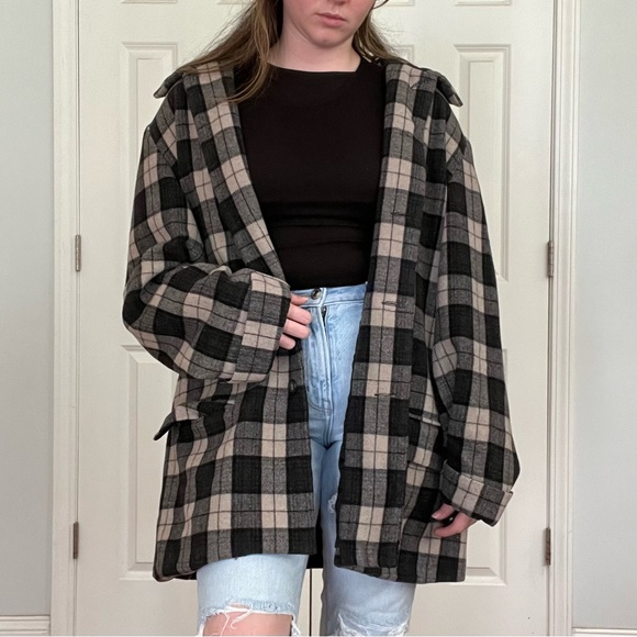 Talbots | Wool Plaid Coat Shacket - Picture 2 of 7